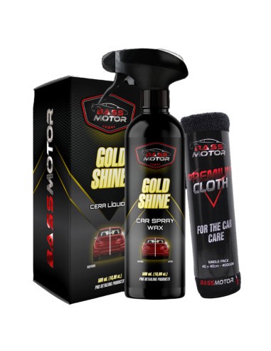 Ceara Lichida cu Laveta Inclusa Bass Motor Gold Shine, 500ml