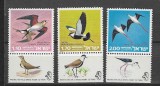 Israel 1975 - Păsări, serie neuzata cu tabs