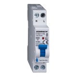 Siguranta automata modulara diferentiala RCBO Schrack Technik Amparo AI618506, 6 kA, 1P+N, 6 A, 30 mA, curba B