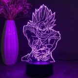 Cumpara ieftin Lampa Decorativa 3D Son Goku Kakarotto, 7 culori - 21372