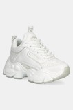 Buffalo pantofi Binary Bloom femei, culoarea alb, 1636376-WHT