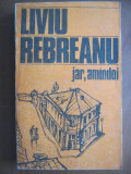 LIVIU REBREANU - JAR / AMANDOI. ROMANE (1985)