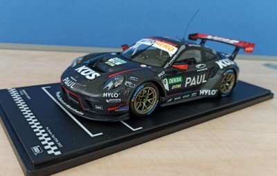 Macheta Porsche 911 GT3 R KUS DTM Test 2022 - IXO 1/18 foto