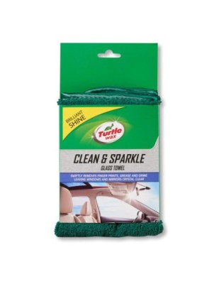 Laveta Lustruit Sticla Turtle Wax Clean and Sparkle Glass Towel, 39 x 37 cm foto