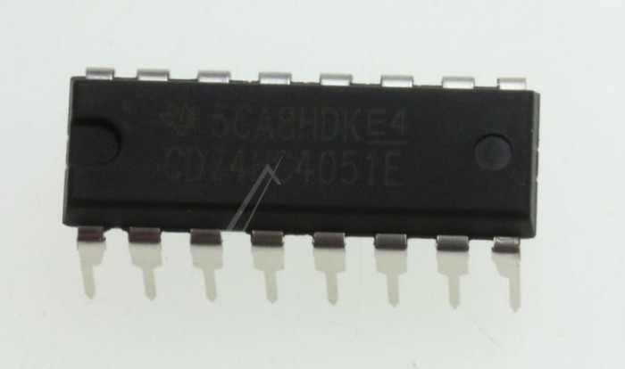 CI, LOGIC, 74HC4051, DIP-16 CD74HC4051E TEXAS-INSTRUMENTS