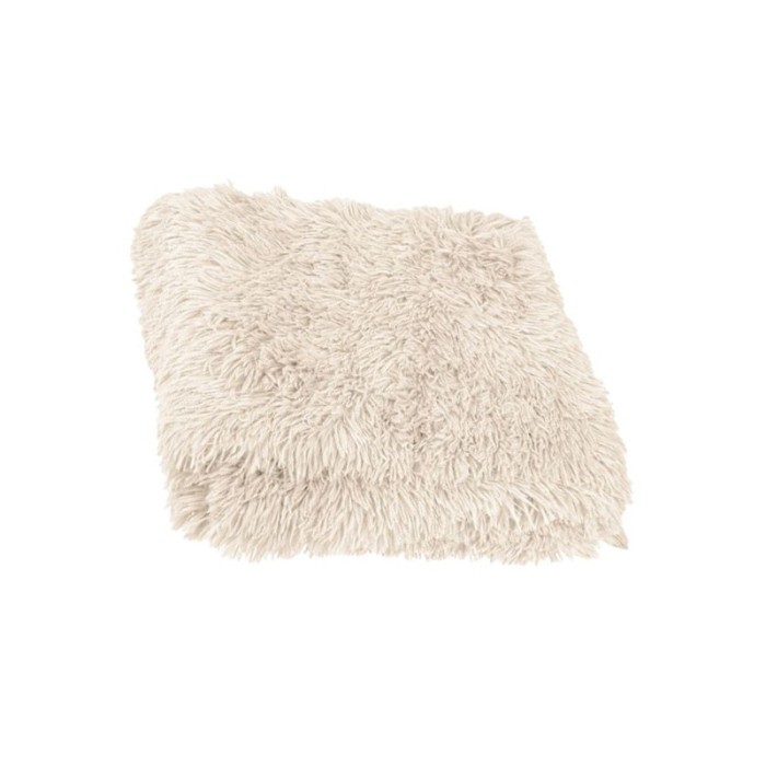 Patura decorativa, 160X130 cm, Bej, Poliester, ATU-084998