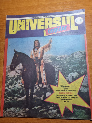 universul universul copiilor - 14 iunie 1990-interviu gica hagi.art. ion tiriac foto