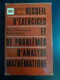 Recueil D&#039;exercices Et De Problemes D&#039;analyse Mathematique - B. Demidovitch ,542361