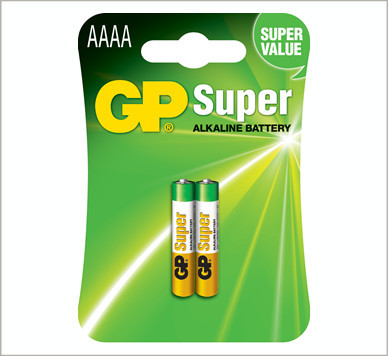 Baterii AAAA LR8 alcaline 2buc/blister GP foto