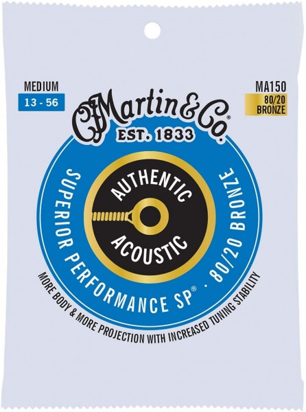 Corzi acustica Martin MA150 Authentic Acoustic SP Medium 80/20