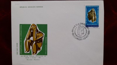 1981-Lp1039-Congr.de istoria stiintei- FDC foto