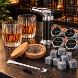 Pachet Whiskey Deluxe cu Accesorii pentru Servire