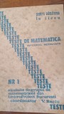 Teste de matematica rezolvate nr.1 pt.admitera in liceu V.Baciu