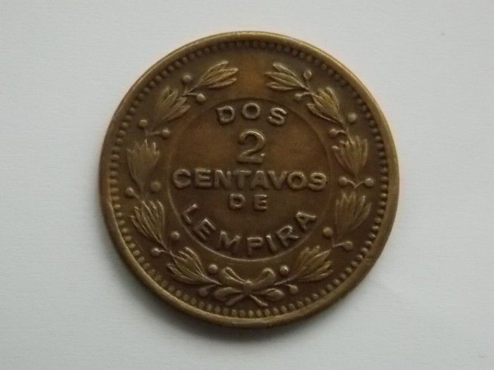 2 CENTAVOS 1956 HONDURAS
