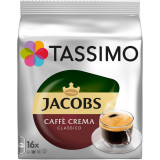 Capsule cafea, Jacobs Tassimo Caf&eacute; Crema Classico, 16 bauturi x 150 ml, 16 capsule