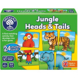 Joc educativ Jungla JUNGLE HEADS &amp; TAILS, orchard toys
