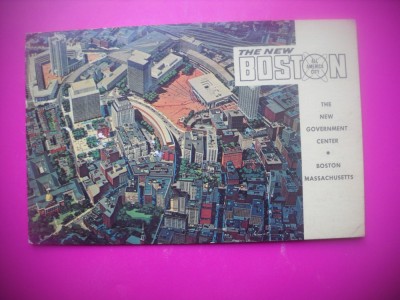 HOPCT 7644 NOUL CENTRU GUVERNAMENTAL BOSTON MASSACHUSETTS -SUA-AMERICA DE NORD -CIRCULATA foto