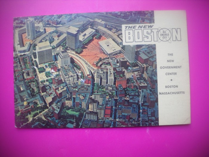 HOPCT 7644 NOUL CENTRU GUVERNAMENTAL BOSTON MASSACHUSETTS -SUA-AMERICA DE NORD -CIRCULATA