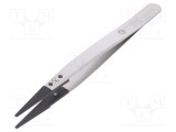 Pensetă ESD cu capete interschimbabile IDEAL-TEK, structură solidă