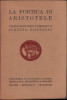 HST C999 La poetica di Aristotele 1934 Augusto Rostagni