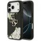 Husa pentru Apple iPhone 17 Pro Max, Guess, 4G Grained Roses Big Logo, Neagra