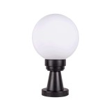 Lampa Gradina Erste Luca Alb/Negru, 1xE27, 40W, IP44, Plastic, 200x200x351mm