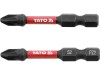 Set 2 Biti Impact YATO 1/4&quot;, 50mm, PZ2, Otel S2, Prindere Hexagonala 6.3mm, Duritate 58-60 HRC