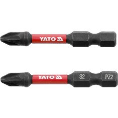 YATO Set 2 biti de impact 1/4, 50 mm, PZ2