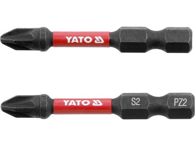 YATO Set 2 biti de impact 1/4, 50 mm, PZ2 foto