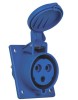 Priza industriala monofazica incastrabila 3 poli 32A 2P+PE 6h 97x80mm 220-250V 50-60Hz IP44