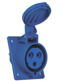 Priza industriala monofazica incastrabila 3 poli 32A 2P+PE 6h 97x80mm 220-250V 50-60Hz IP44