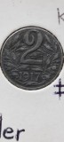 AUSTRIA 2 HELLER 1917