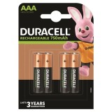 Duracell-Baterii Re&icirc;ncărcabile HR03 Aaa 750mAh 4 Unități
