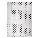 Cumpara ieftin Patura textil alb negru 130x170 cm