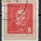 DDR , RDG , GERMANIA -1952 COMPOZITORI ,ALBERT LORTZING ,STAMPILAT FILIGRAM RAR