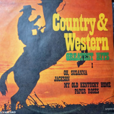 AMS - COUNTRY & WESTERN GREATEST HITS (3 DISCURI VINIL, LP)