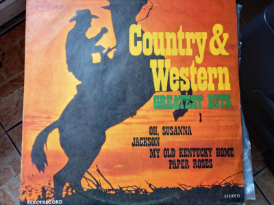 AMS - COUNTRY &amp;amp; WESTERN GREATEST HITS (3 DISCURI VINIL, LP) foto