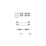 Set accesorii reparatie saboti frana Delphi LY1303, parte montare : Punte Spate