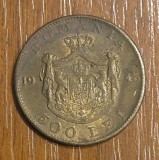 500 lei 1945, Mihai I, Rom&acirc;nia