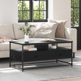 vidaXL Masă de cafea Stejar negru 100 x 51 x 45 cm Lemn compozit 882766
