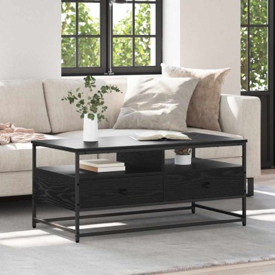 vidaXL Masă de cafea Stejar negru 100 x 51 x 45 cm Lemn compozit 882766 foto