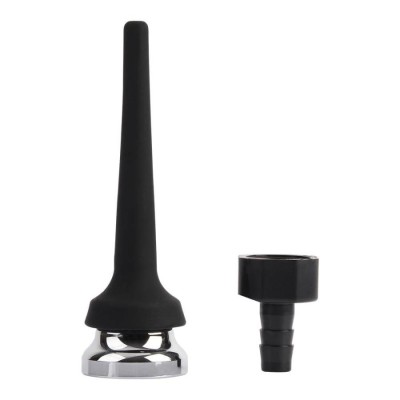 Irigator Anal Tapered Silicone Enema Attachment foto