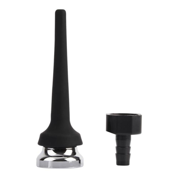 Irigator Anal Tapered Silicone Enema Attachment