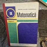 Matematica algebra, manual pentru clasa a IX-a