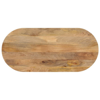 vidaXL Blat de masă oval, 110x50x2,5 cm, lemn masiv de mango foto