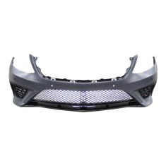 Set bara fata MERCEDES Clasa S (W222), 08.2013-08.2017, cu 6 gauri senzori parcare; grunduit, de vopsit; type S65 AMG; cu grile inferioare, cu bandou