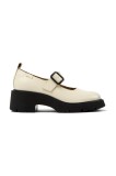 Camper pantofi de piele Milah culoarea alb, cu toc drept, K201681-005