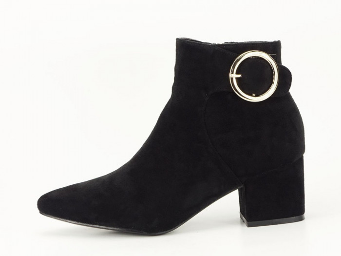 BOTINE NEGRE CU TOC MIC JENNIFER 118