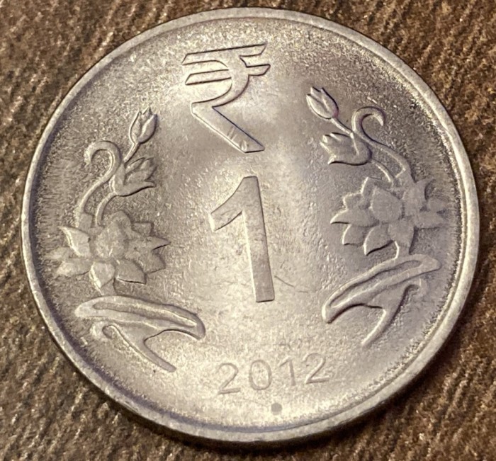 C50 - Moneda foarte veche - India - 1 rupee - 2012