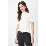 Medicine tricou femei, culoarea bej, cu turtleneck